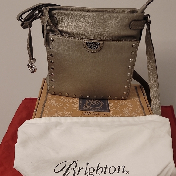 Brighton Pretty Tough Collection Leather Crossbody Bag – Chic & Organized - Picture 1 of 17